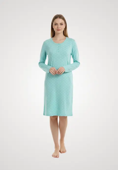 Cămașă de noapte turcoaz