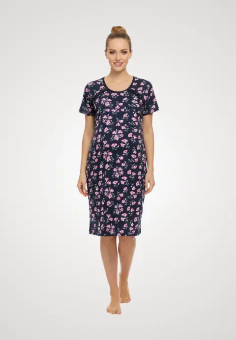 Cămașă pentru alăptat, 100% bumbac